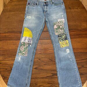 Hollister Rare Patchwork Jeans (size 5)